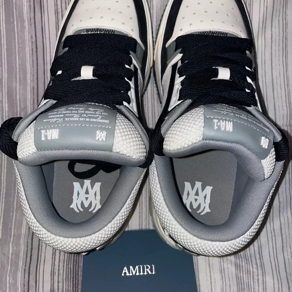 AMIRI Monochrome Men's Sneakers - Picture 5 of 12